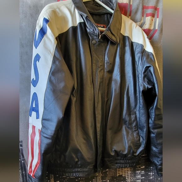 Vintage Interstate USA Leather Jacket - Picture 2 of 4